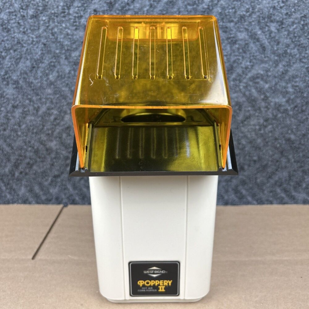 West Bend Poppery II Hot Air Popcorn Popper 82102 Vintage Tested Works GREAT!